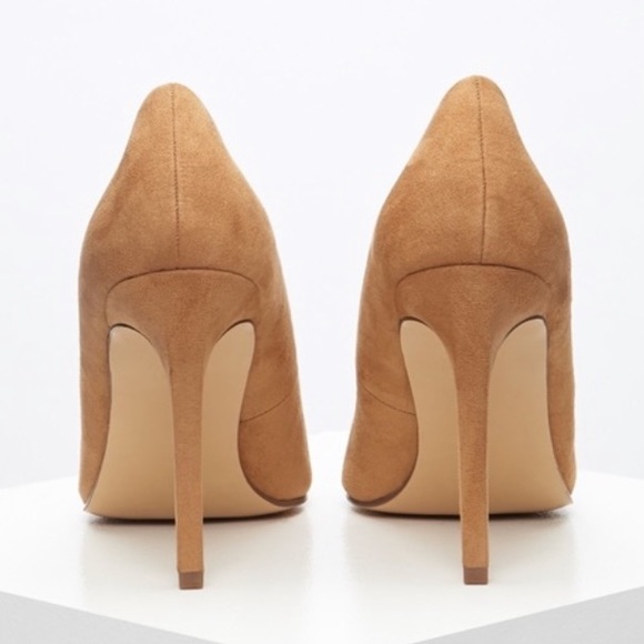 Suede Pointy Heels - Picture 2 of 6